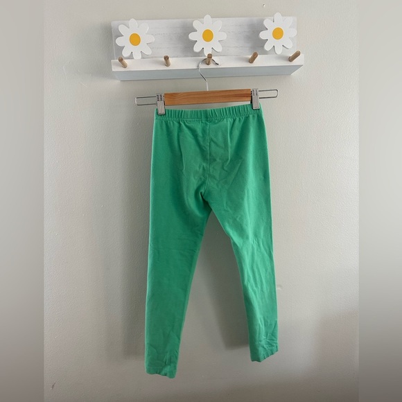 Hanna Andersson green leggings pants kids girls size 130 - Picture 4 of 5